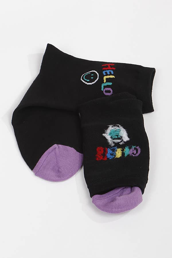 Shop Neighbors - Wholesale Socks - Unisex - HELLO Crew Socks2