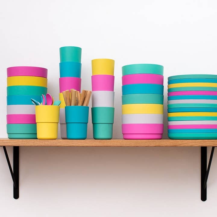 Bobo & Boo AUS - Wholesale Flatware Set - Kids & Baby - Bobo&Boo Plant-Based Cutlery Set - Yellow5