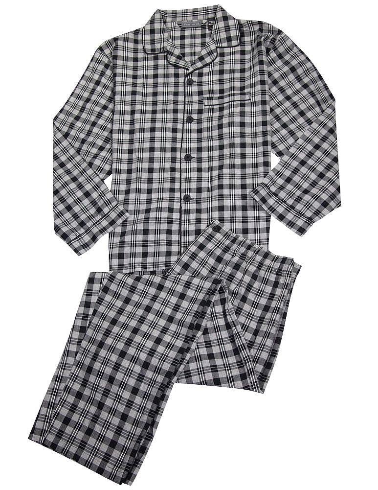 Eastern Off Price - Wholesale Sleepwear Set - Men's - Protocol - Mens Big Broadcloth Long Sleeve Pajamas3