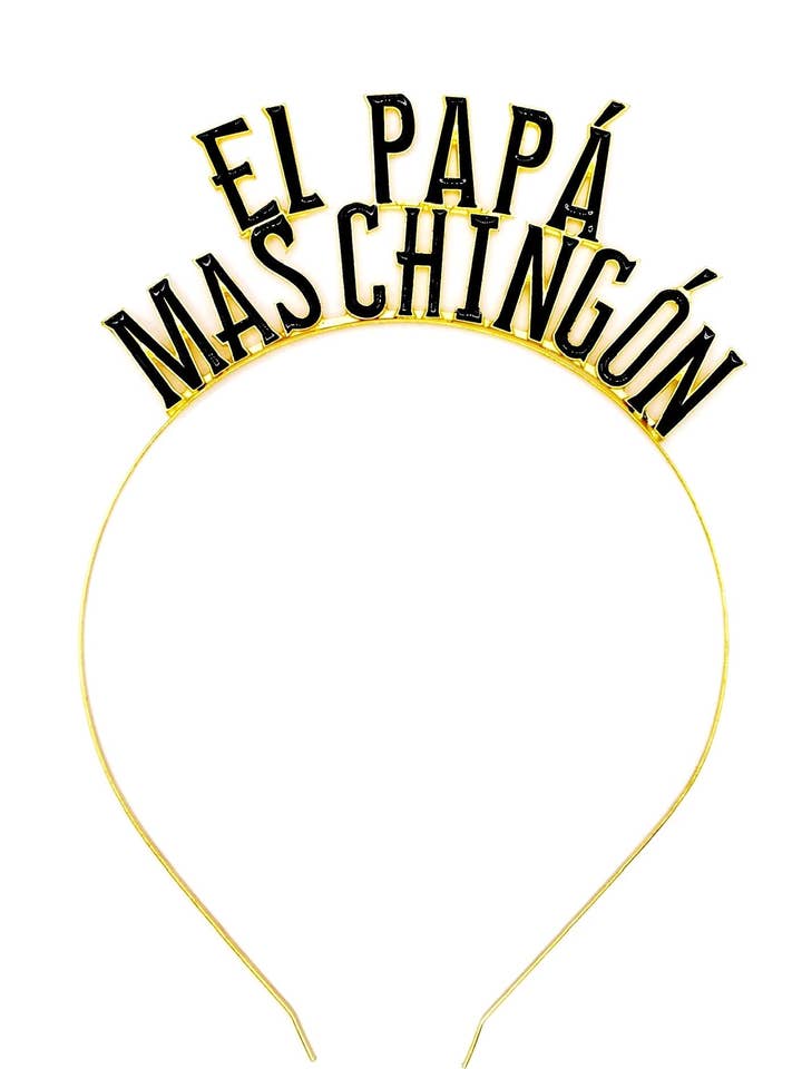 El Papá mas Chingón Headband for wholesale by Cultura Confetti