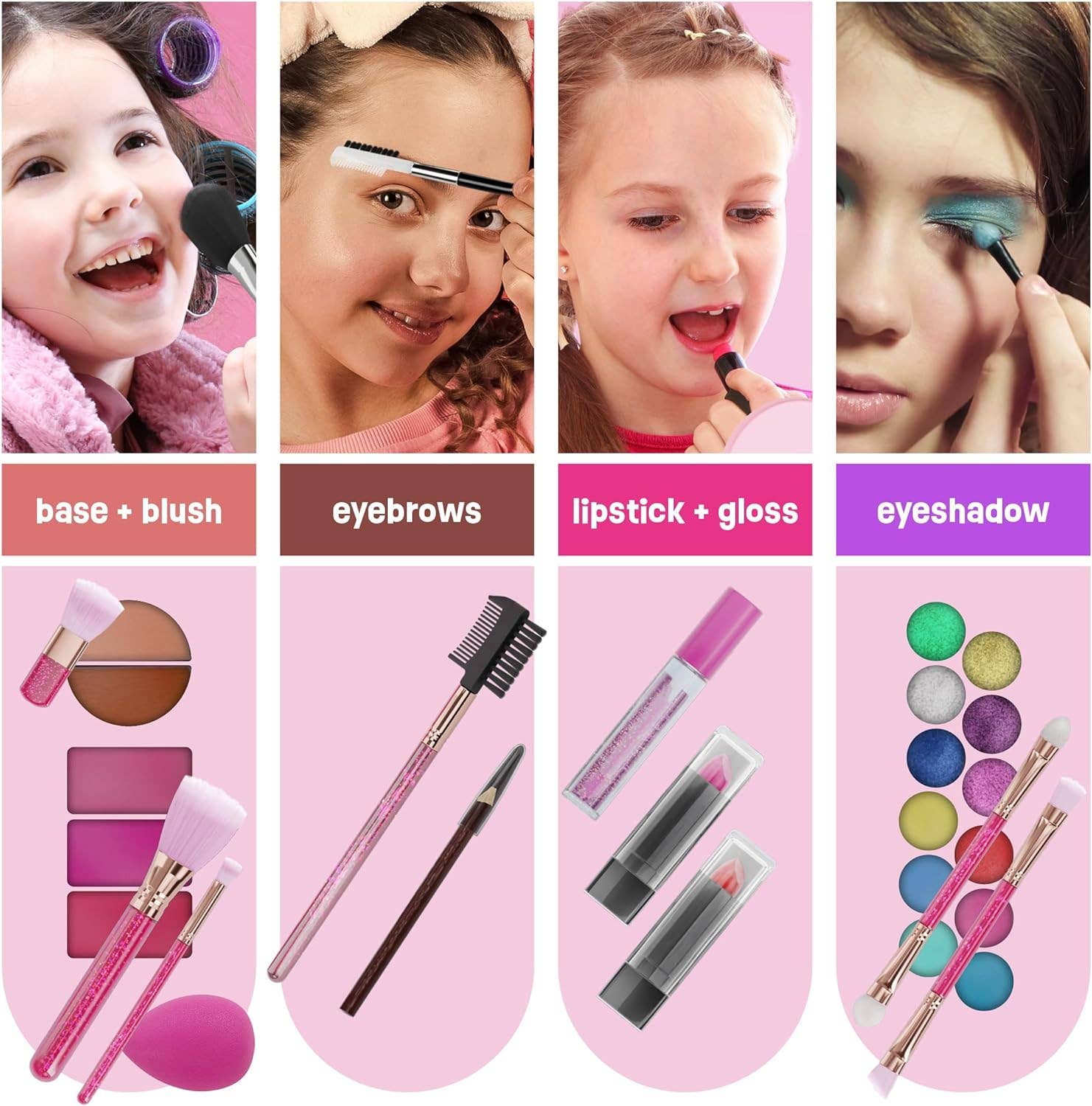 Dan&Darci - Vendita all'ingrosso Trucco - Bambini - Kit trucco Light Up per bambini - Real Girls Make Up Set8