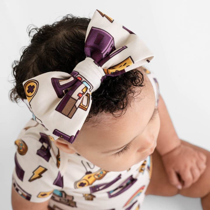 90's Retro Bow for wholesale by Jammie Session formerly Big Dreams Little Jammies