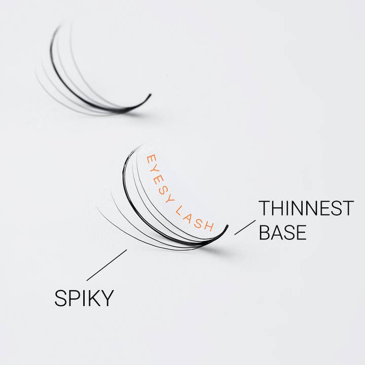 Eyesy Lash - Venta al por mayor Pestañas postizas - Wispy Fans 5D | 1.9 €/ventilador | 0.07 .05 | 500 abanicos hechos a mano2