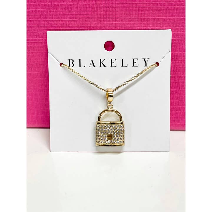 BLAKELEY - Wholesale Pendant/Charm Necklace - LAUREL LOCKET NECKLACE2