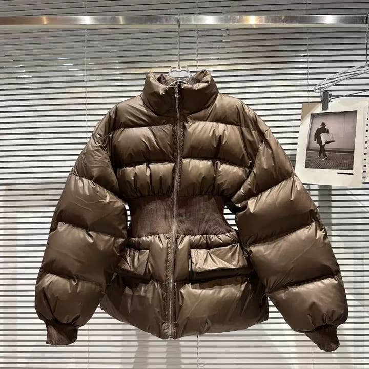 JK210 Casaco Acolchoado com Cintura Ajustada – Quente e Estiloso para o Inverno por atacado de Productseeker