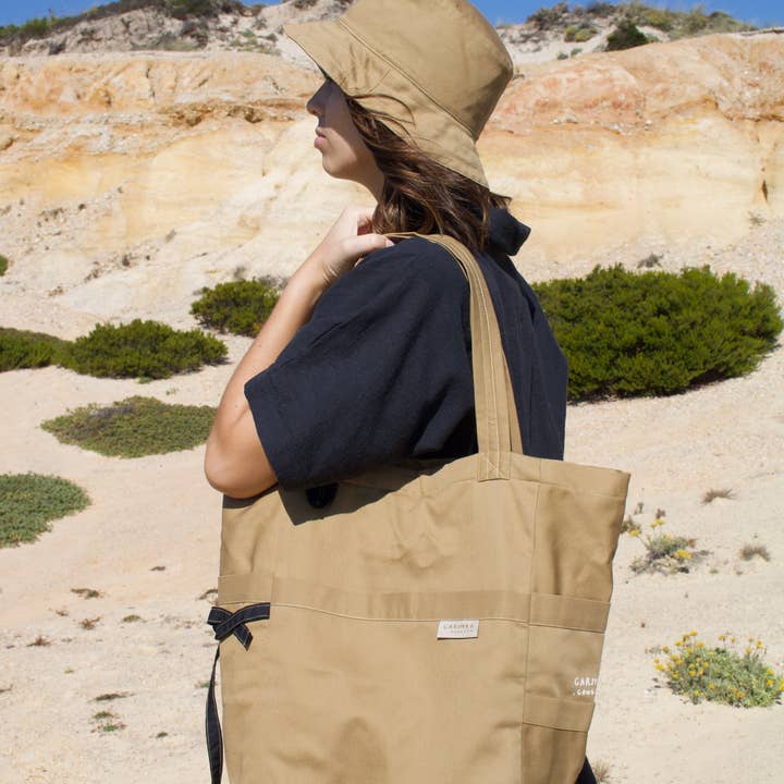 CARIMBO.concept - Wholesale Tote Bag - Women's - MARGARIDA BAG GOLDEN 100% COTTON1