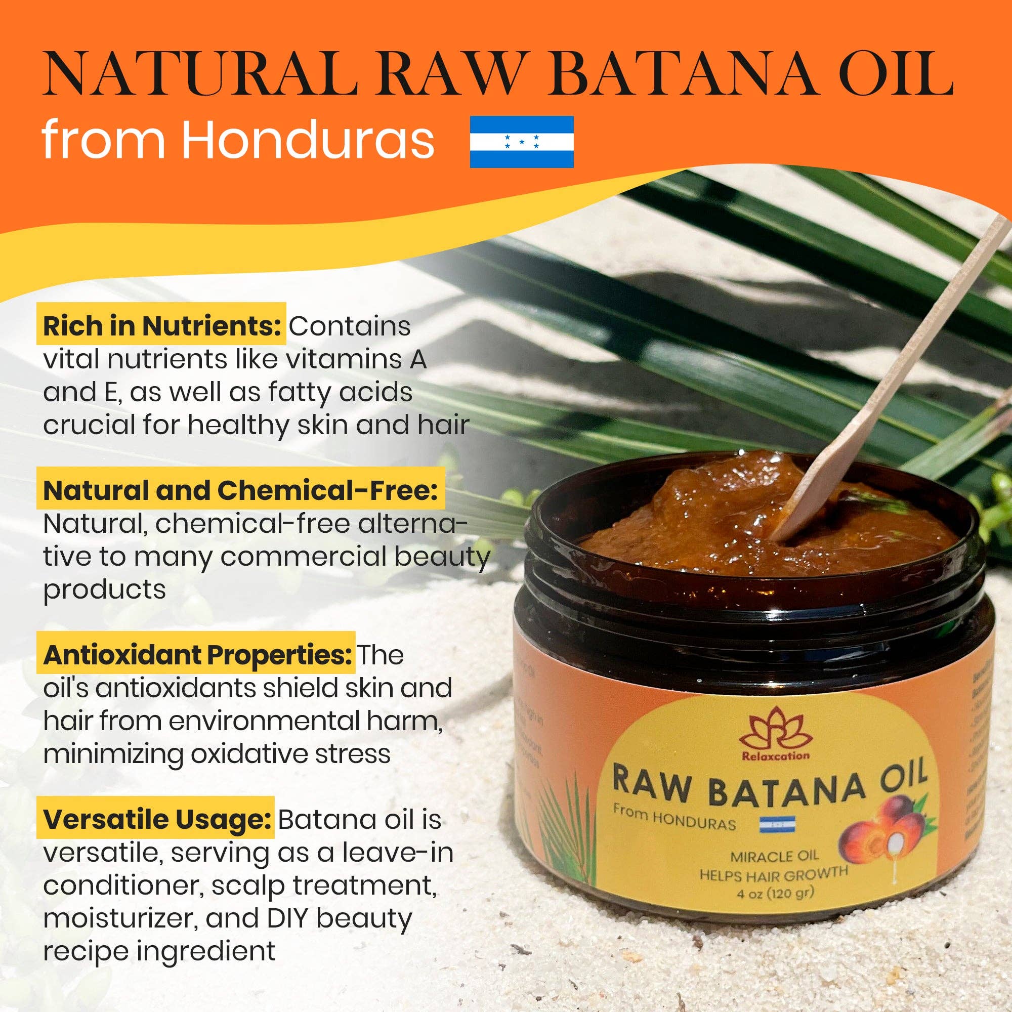 Relaxcation - Wholesale Hair Oil - Raw Organic Batana Oil for Hair Growth and Loss Prevention5