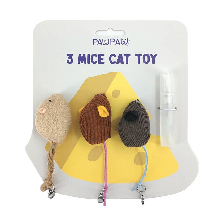 Mouse 3 Pack for wholesale by Paw Paw by Jeanne