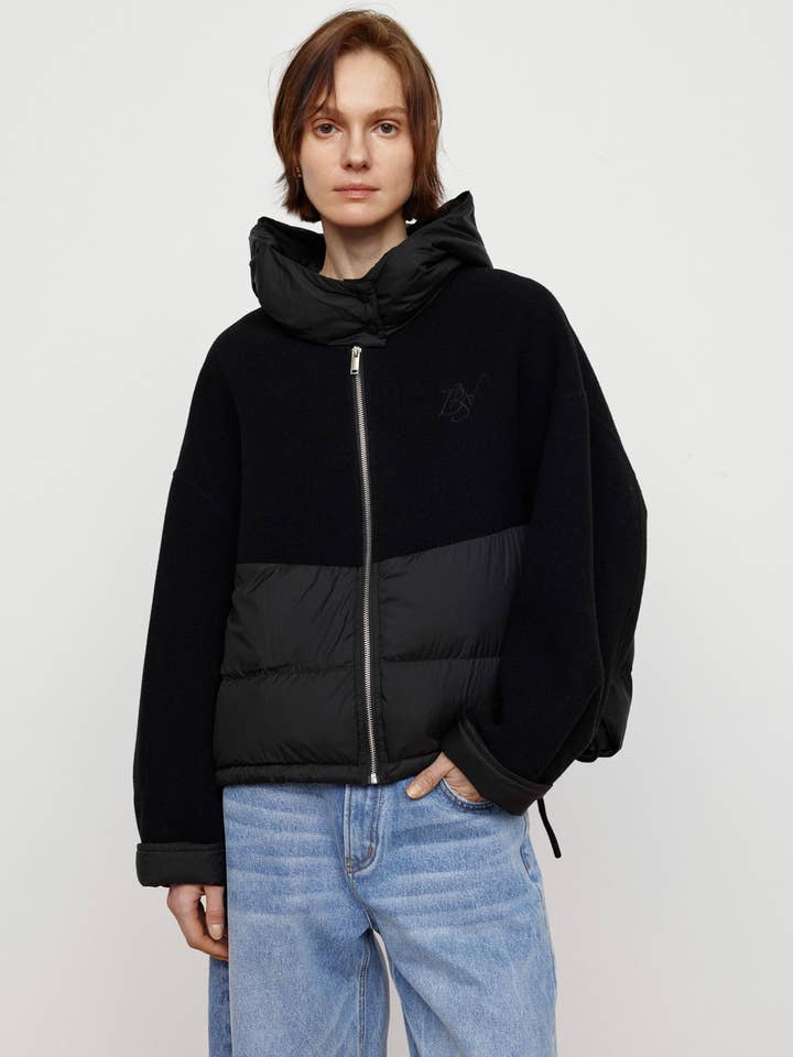 Obsidian dunjakke for engroshandel hos Urlazh