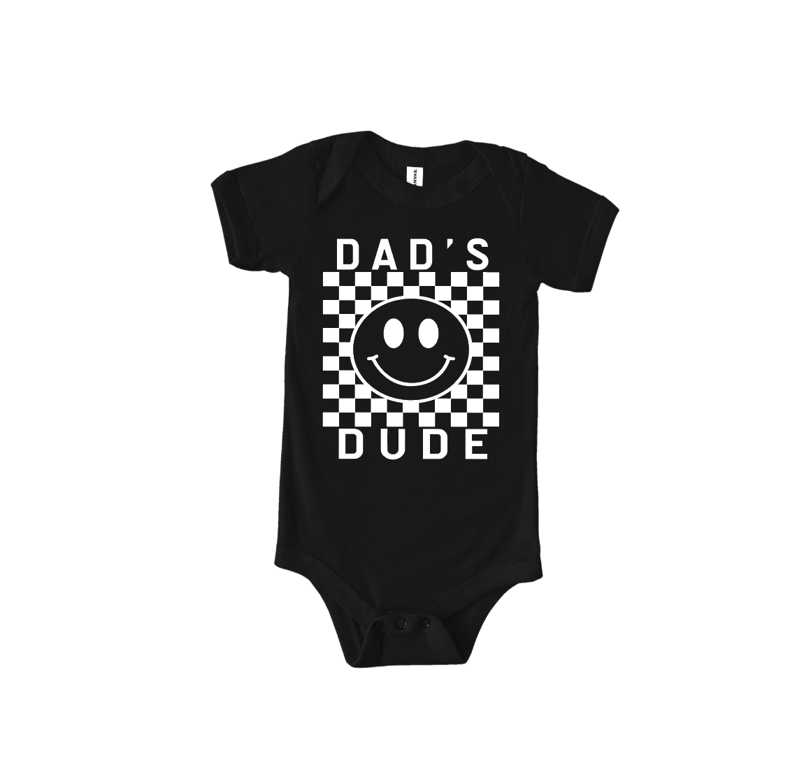SBG Co. - Wholesale Bodysuit (Non-Footed) - Baby - Dad's Dude Checkered Onesie2