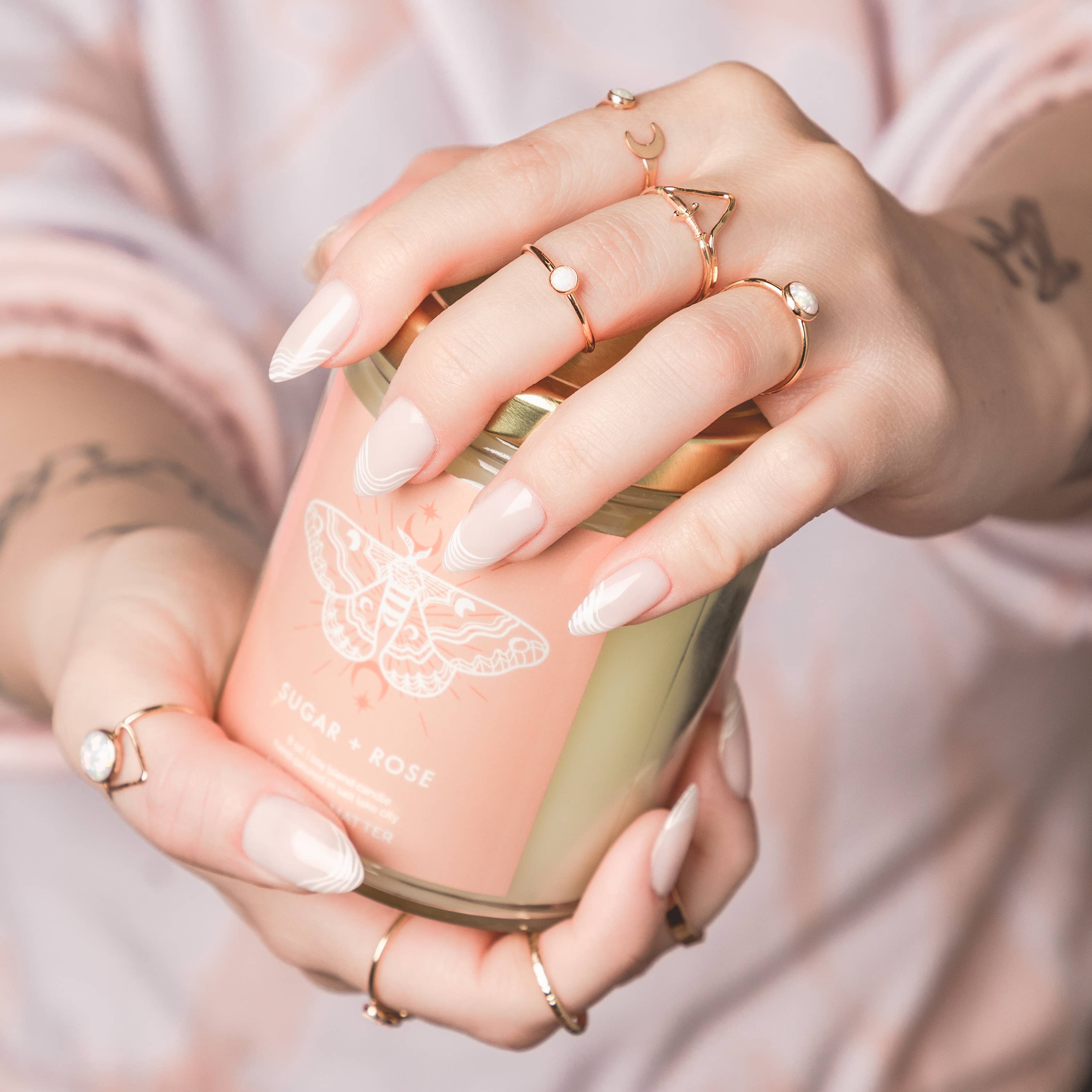 Mineral and Matter – Engroshandel Solitairering – Lille Opal Ring Goldfill lækker stabling Opal sten Band2