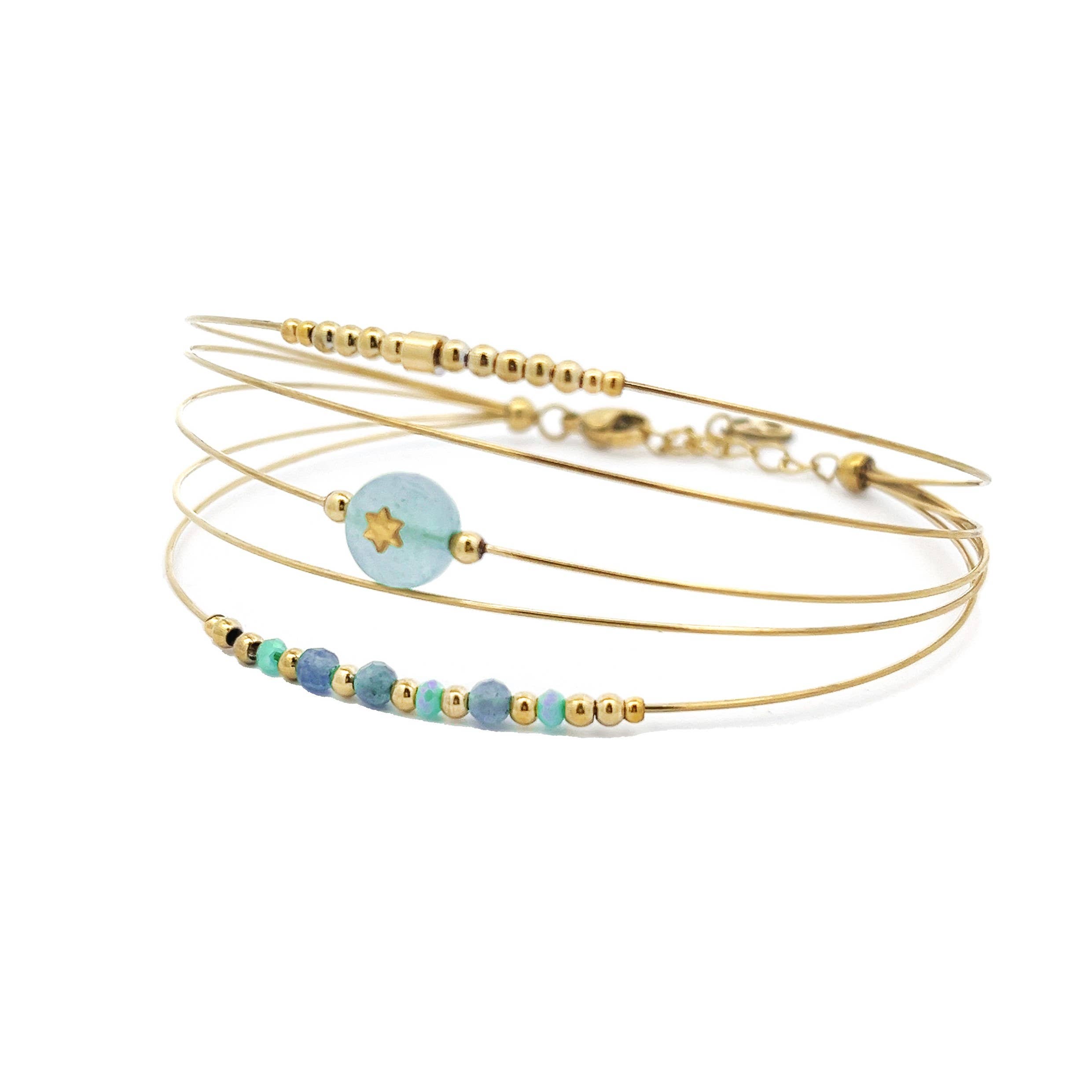 AMORINO SRL – Großhandel Manschettenarmband – Armband aus Kristall und Stein – PC23104E9915