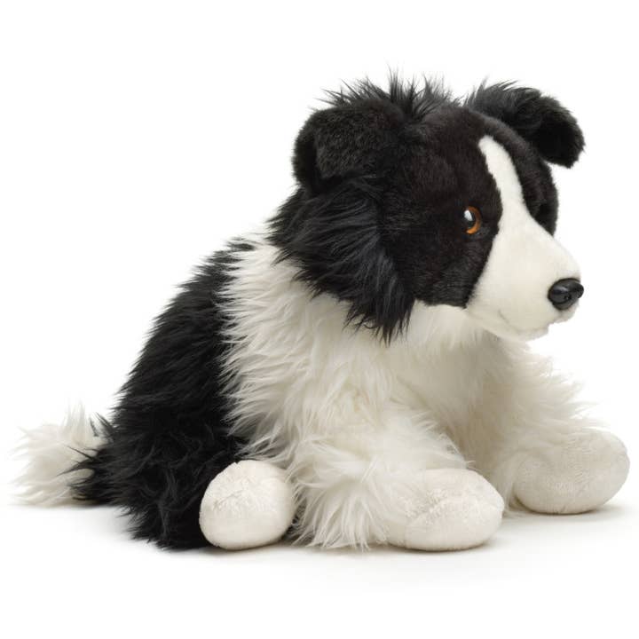 Uni Toys - Wholesale Stuffed/Plush Toy - Kids & Baby - Border Collie, sitting (without leash) - cuddly/plush toy2