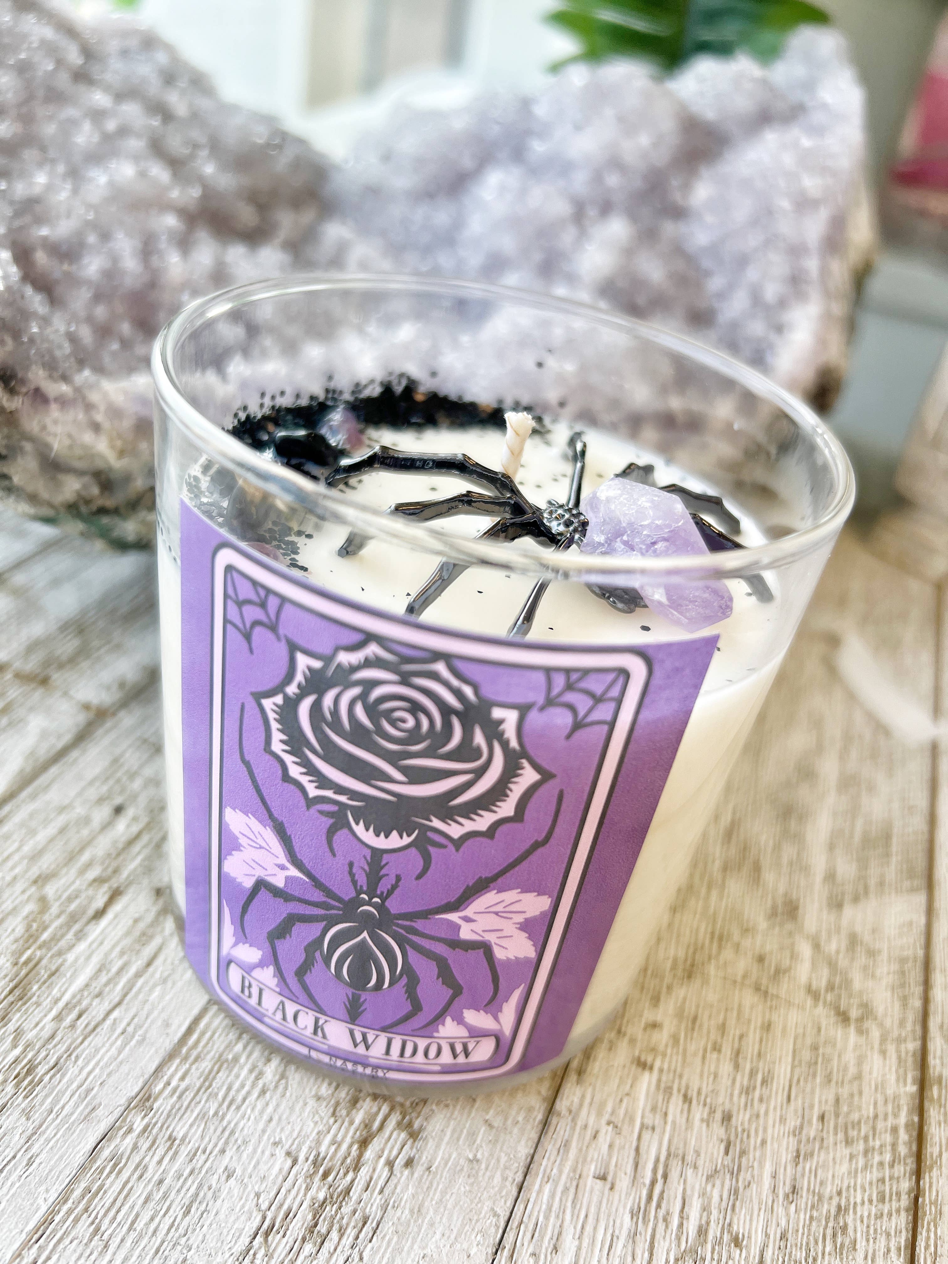 Lunastry - Wholesale Novelty Candle - Black Widow Witchy Spider Candle2