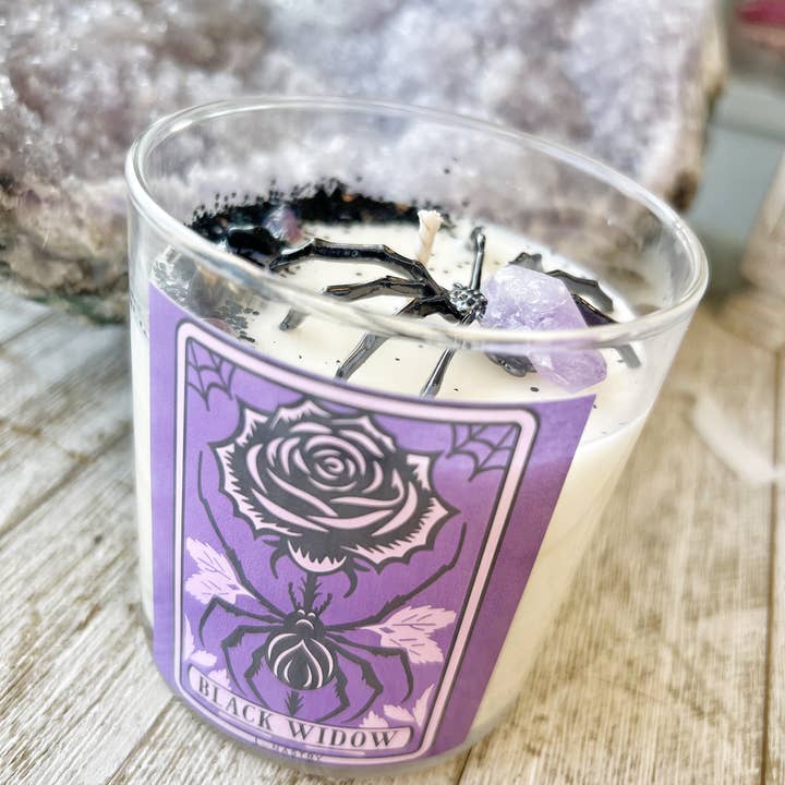 Lunastry - Wholesale Novelty Candle - Black Widow Witchy Spider Candle2