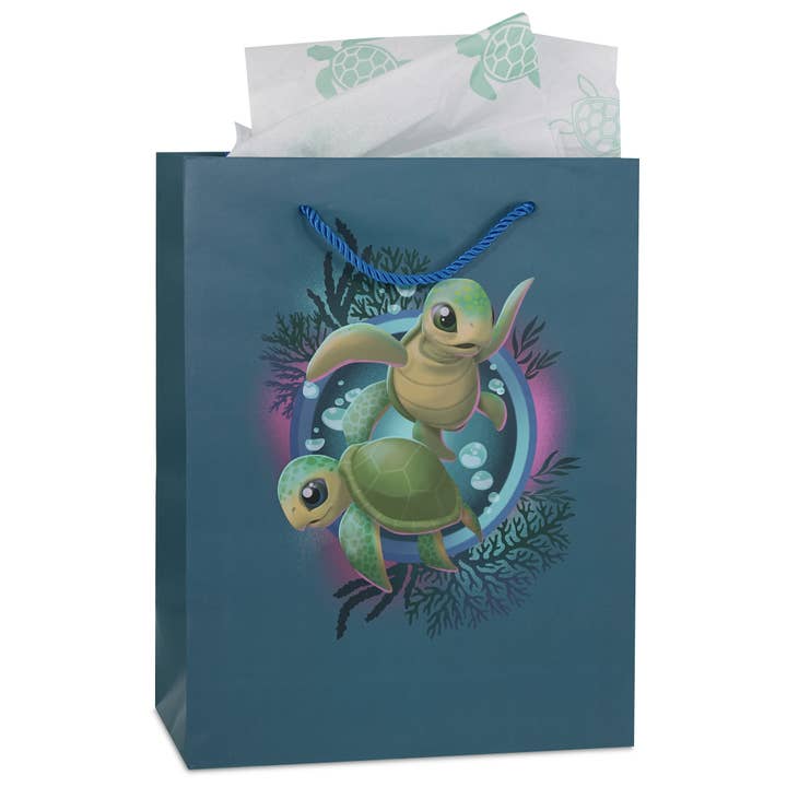 Gift Bag & Tissue Paper - Sea Turtle for wholesale by Cota Global