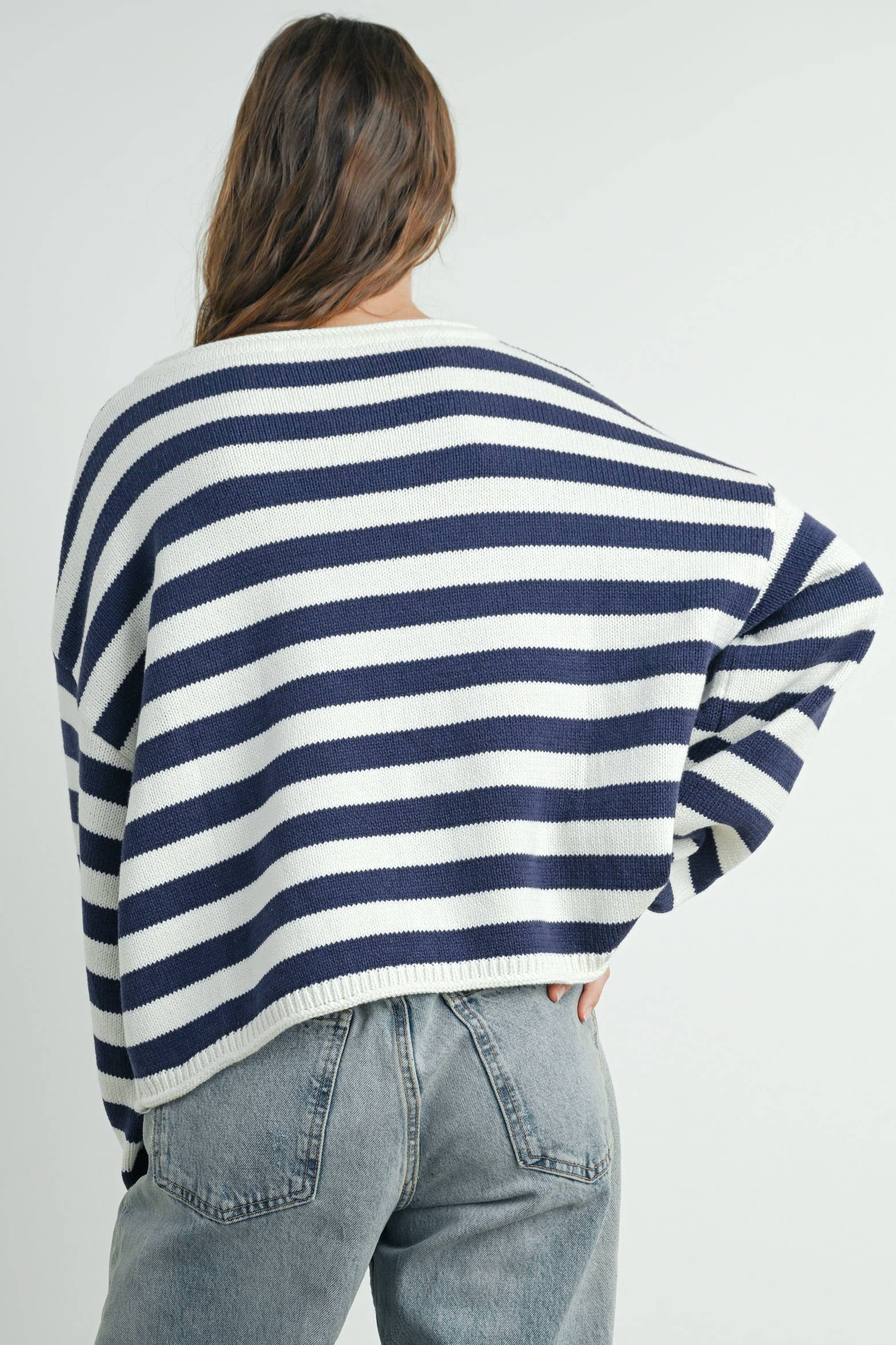 BUTTERMELON - Wholesale Pullover-trui - Dames - Gestreepte trui - BMW764524