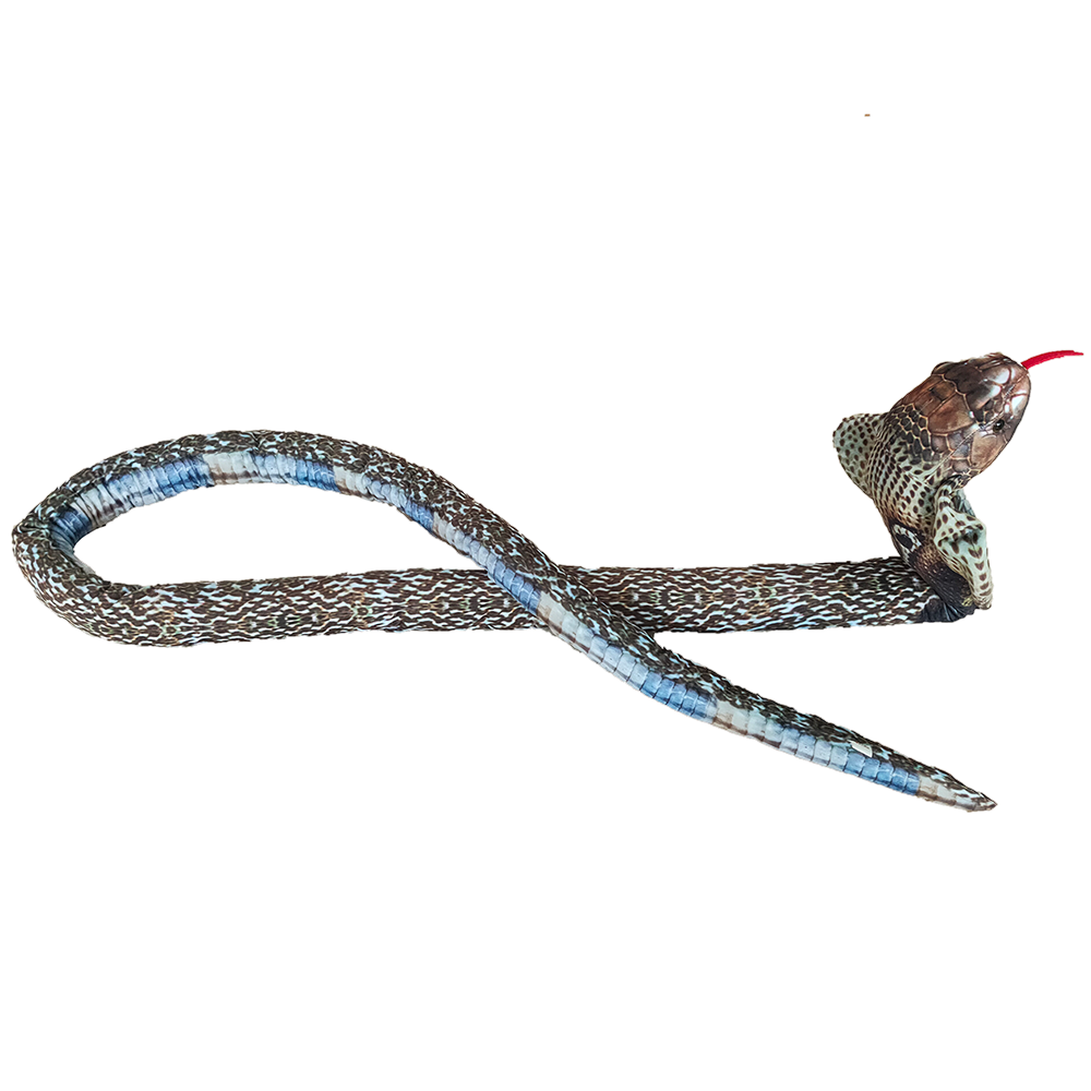 Texas Toy Distribution - Wholesale Stuffed/Plush Toy - Kids & Baby - Cobra Reptile Snake Plush Stuffed Animal, 2 Sizes2