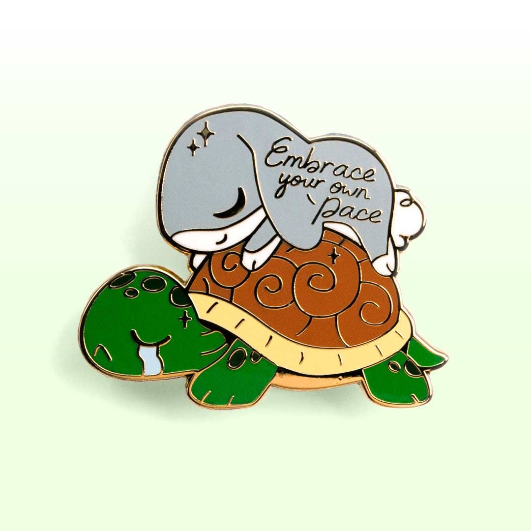 Flair Fighter - Venta al por mayor Botón/prendedor - Pin esmaltado de conejo y tortuga, regalo del día del padre, conejo5