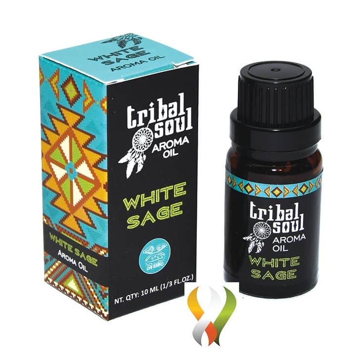 Tribal Soul - White Sage Aroma Oil 10ml for wholesale by Wonder Incense