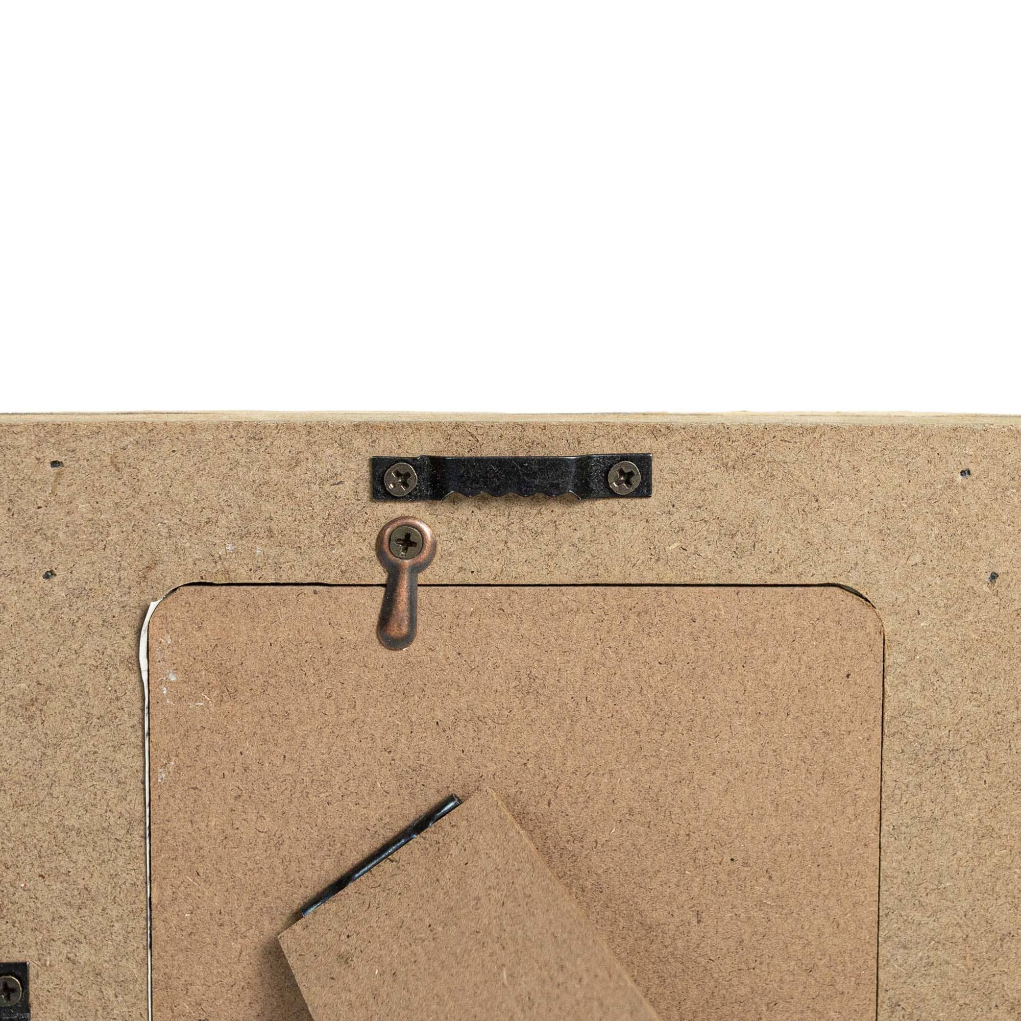 Foreside Home & Garden - Wholesale Picture Frame - Turner 4x6 Photo Striped Driftwood Picture Frame Wood4