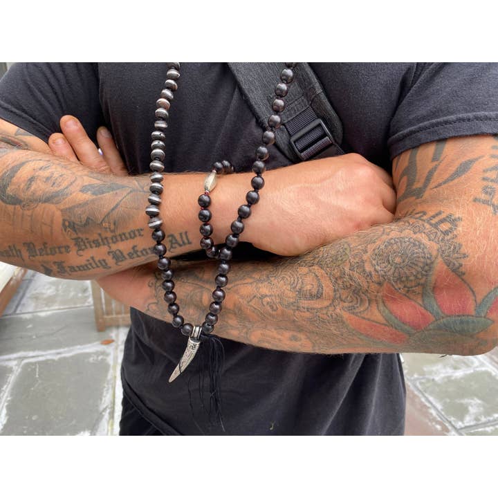 Jen Stock Mindful Designs - Wholesale Prayer Beads Necklace - Ganesha Mala1