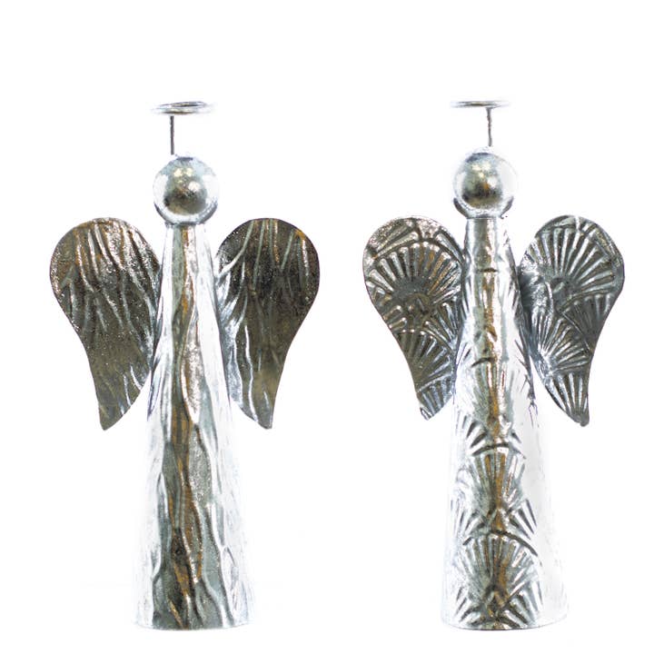 Silver Angels (Set of 2) for wholesale by Oak Street Wholesale