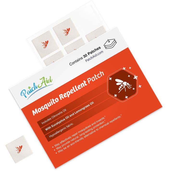 PatchAid - Wholesale Insect Repellent - Mosquito Repellent Patch - Natural Essential Oil Protection