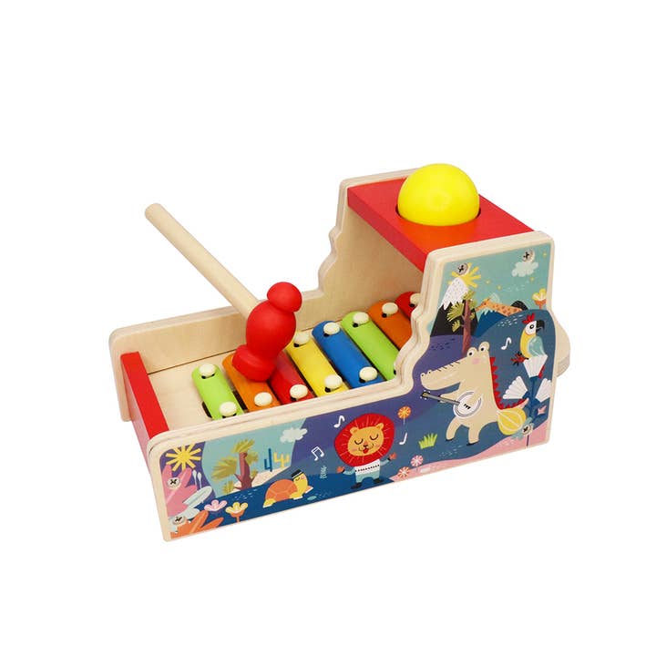 Leo & Friends - Wholesale Musical Toy - Kids & Baby - Leo & Friends Pound & Tap Xylophone with Slide-Out Xylophone5
