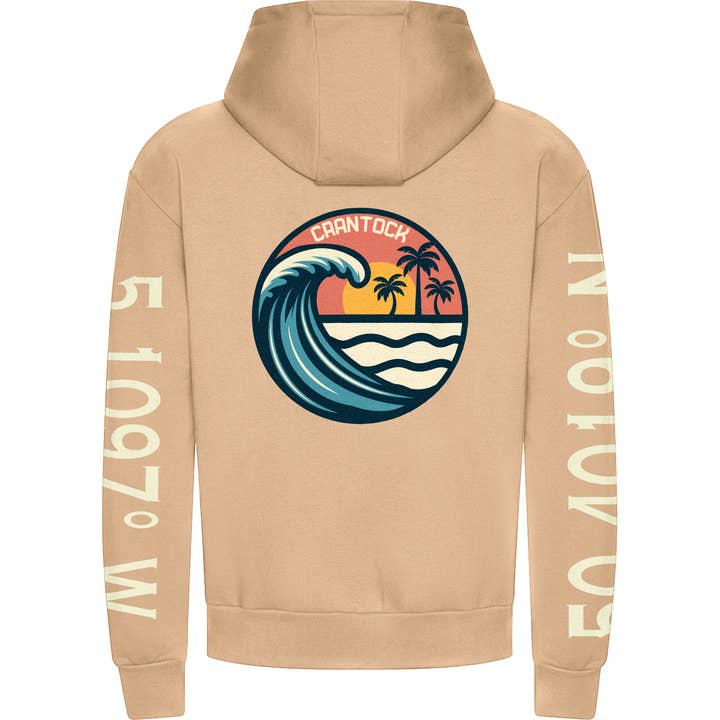 Ocean Wave – wholesale Hoodie – Unisex – Crantock Current Hoodie2