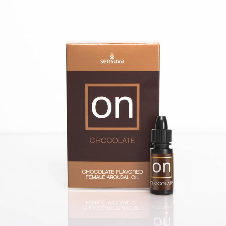 Sensuva - Wholesale Personal Lubricant - Onâ„¢ Arousal Oil Chocolate 5ml Large Box