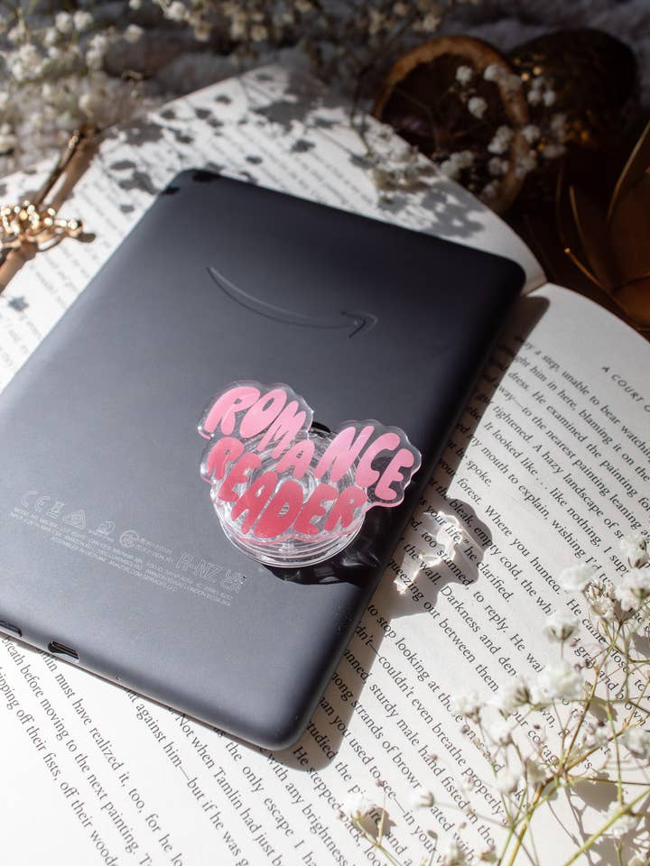 Romance Reader Heart Kindle / Phone Grip for wholesale by Meaggie Moos