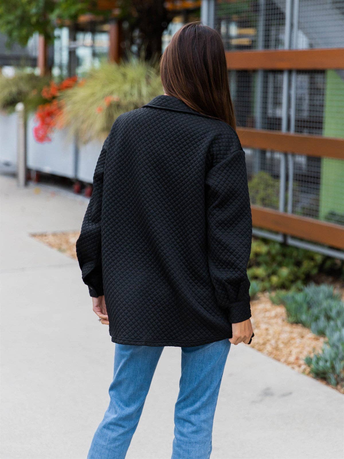 Tickled Teal - Wholesale Shirt Jacket/Shacket - Women's - Quilted Shacket11