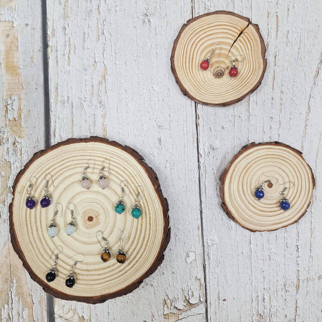 Hecho a mano - Wholesale Dangle Earrings - Double ball earring1