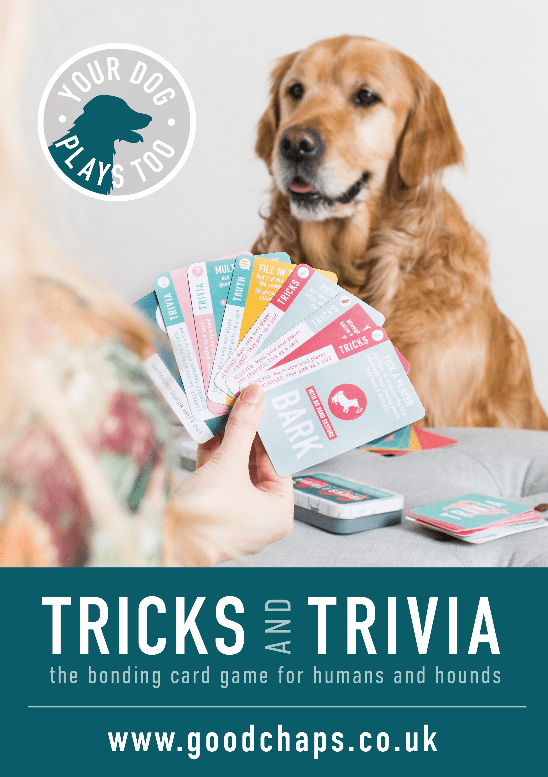 Goodchap's – wholesale Card game – Tricks & Trivia | Dog Card Game | Puppy Training Quiz4
