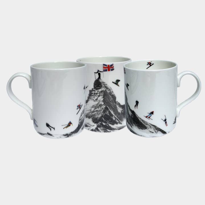 MUG POWDERHOUND MATTERHORN (Drapeaux) pour la vente par Powderhound