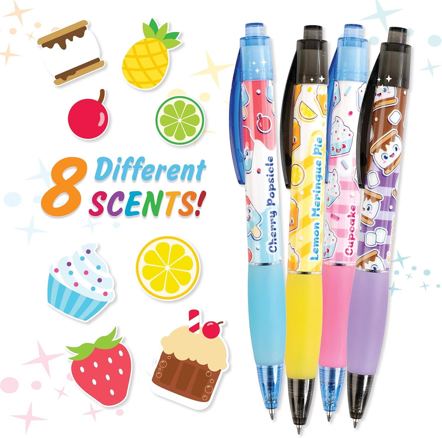 Scentco, Inc - Wholesale Pen - Dessert Smens Set of 4- Scented Grip Pens2