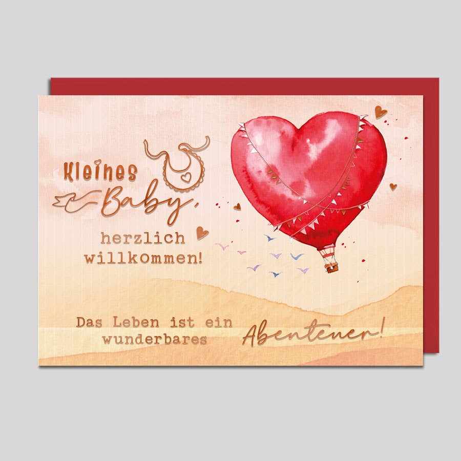 Michel-Verlag GmbH - Wholesale Baby Card - Baby greeting card UK-351040
