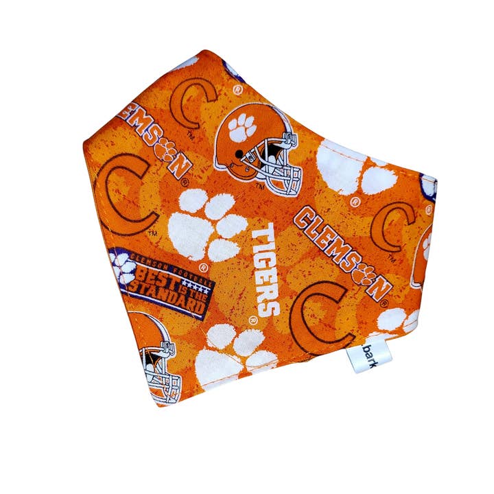 Clemson Tigers/ Pet Bandana for wholesale by Barkriffic
