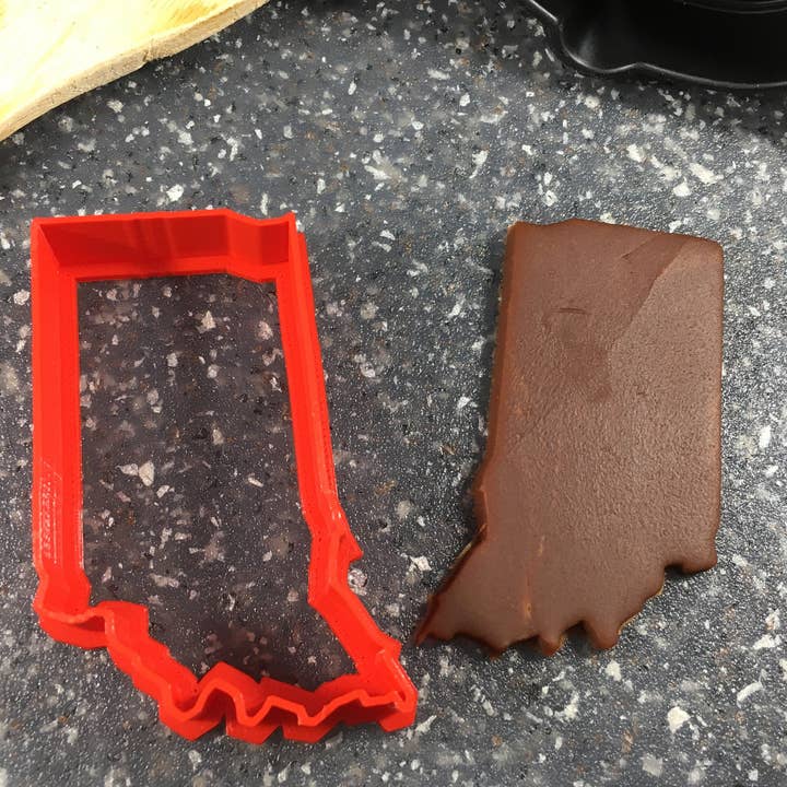 Indiana State Cookie Cutter for wholesale by CookieCutterSupply