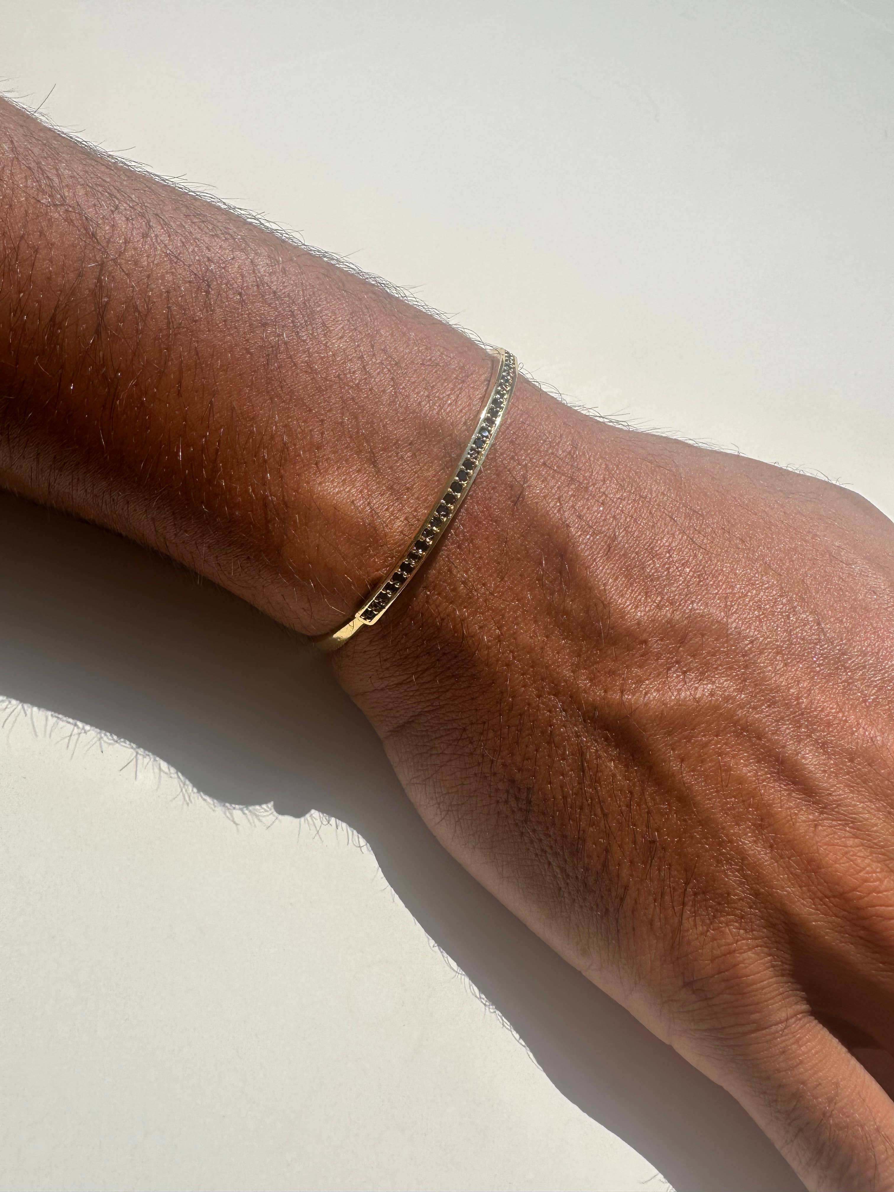 Christina Christi - Vente Bracelet manchette - Bracelet jonc en or pour homme, bracelet manchette en or3