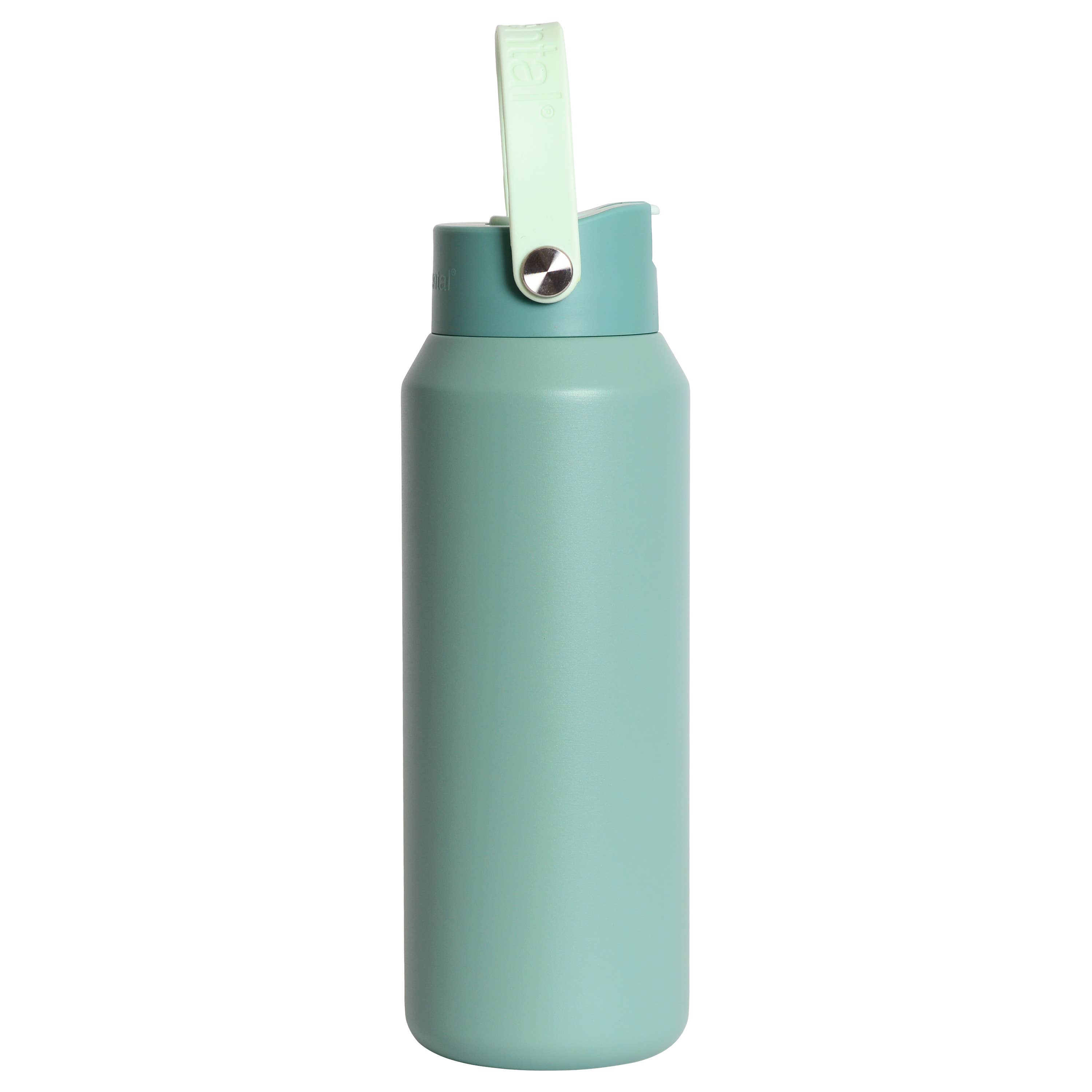 Elemental - Wholesale Water Bottle - Core Insulated Leakproof Bottle w/Handle 40oz - Sage3