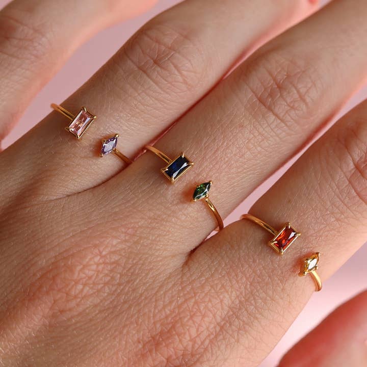 Niall - Vintage clusterring goud voor wholesale door MeloMelo