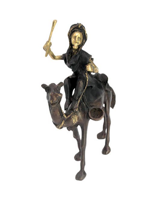 Cammelliere 25 cm nero e dorato n°3 per la vendita all'ingrosso da parte di Lafi Bala