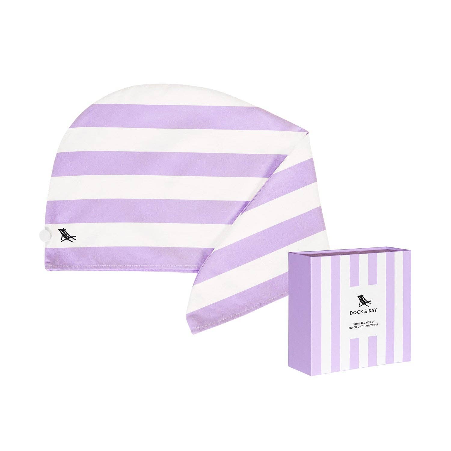 Dock & Bay UK - Wholesale Hair Towel/Wrap - Dock & Bay Hair Wraps - Lombok Lilac (New Box)1