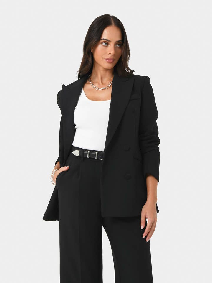 Forcast Women's Nikki Double Breasted Blazer for wholesale by Forcast
