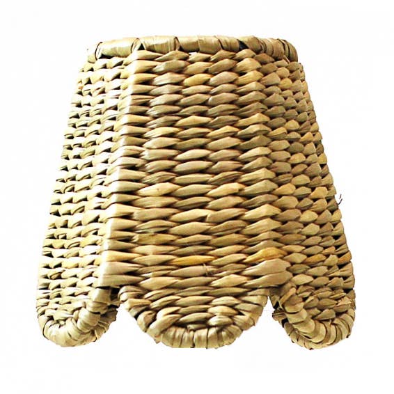 MICRO Seagrass Shade Cover (Scalloped Base) for wholesale by Maison Maison Design