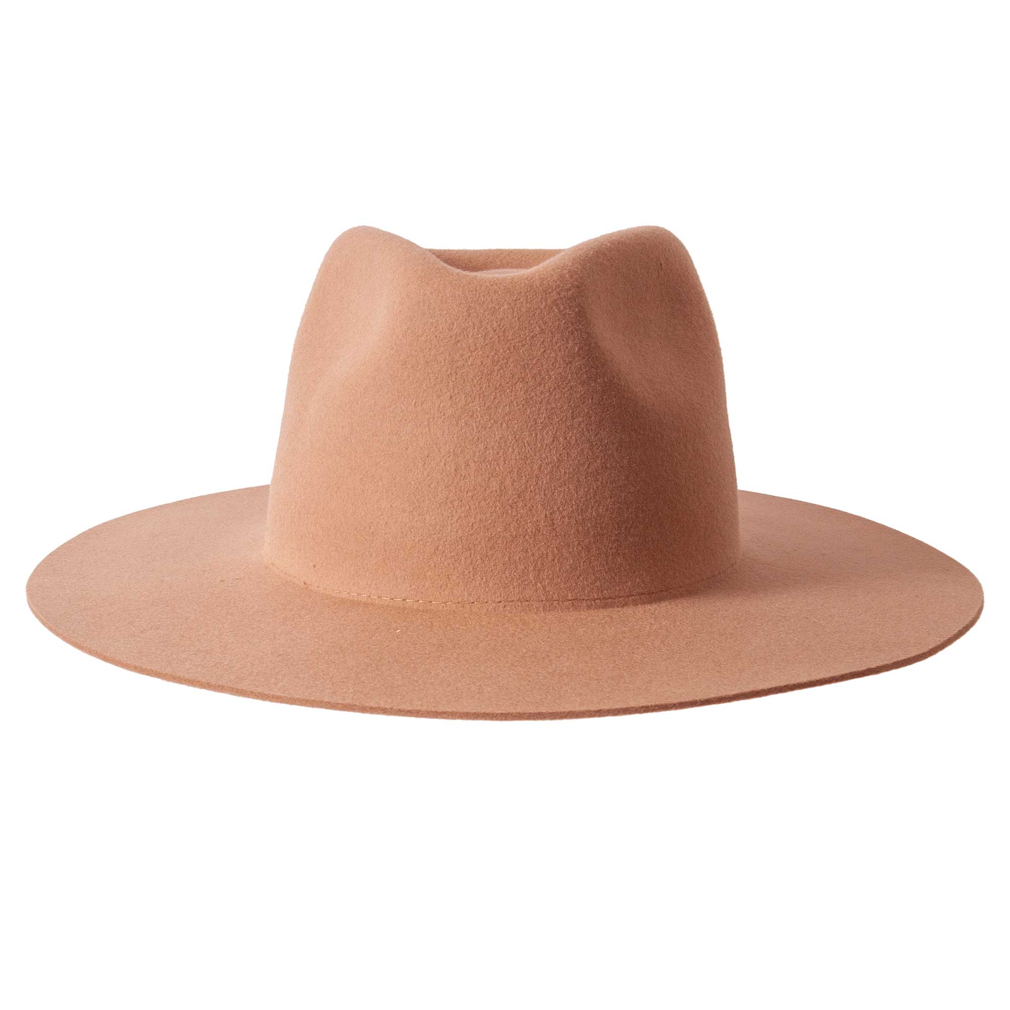 American Hat Makers - Wholesale Fedora - Uniseks - 100% wollen vilten hoed met platte rand - Stijl Rancher8