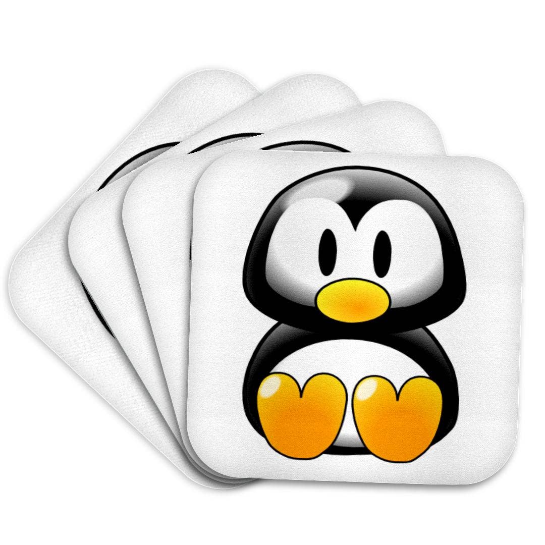 3dRose - Wholesale Coasters - 3dRose, Adorable Baby Penquin, Coaster7