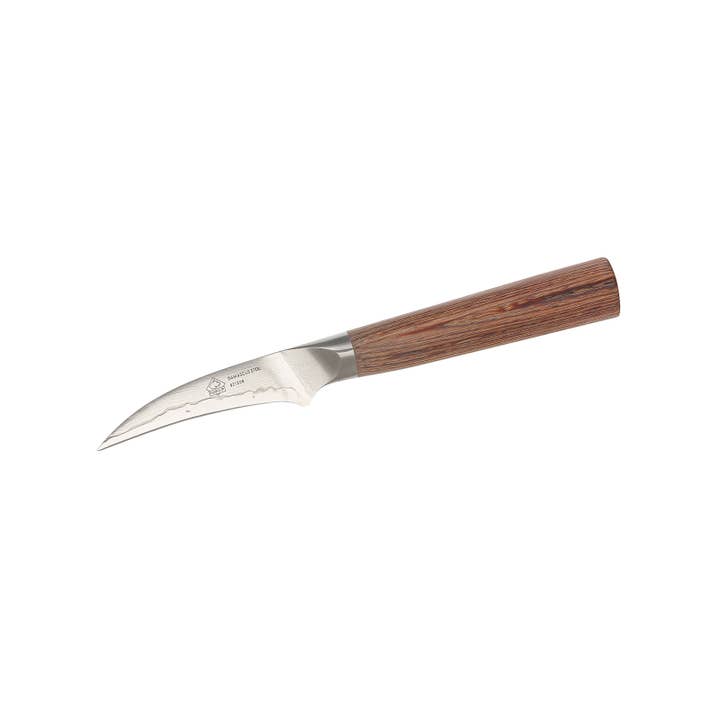 Ed Mahony - Wholesale Kitchen/Utility Knife - PUMA IP 2.75" Curved paring knife,VG-10 Damast&pakka handle